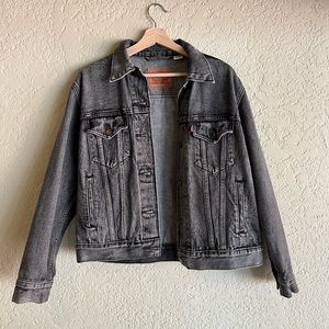 Levi’s grey denim jacket